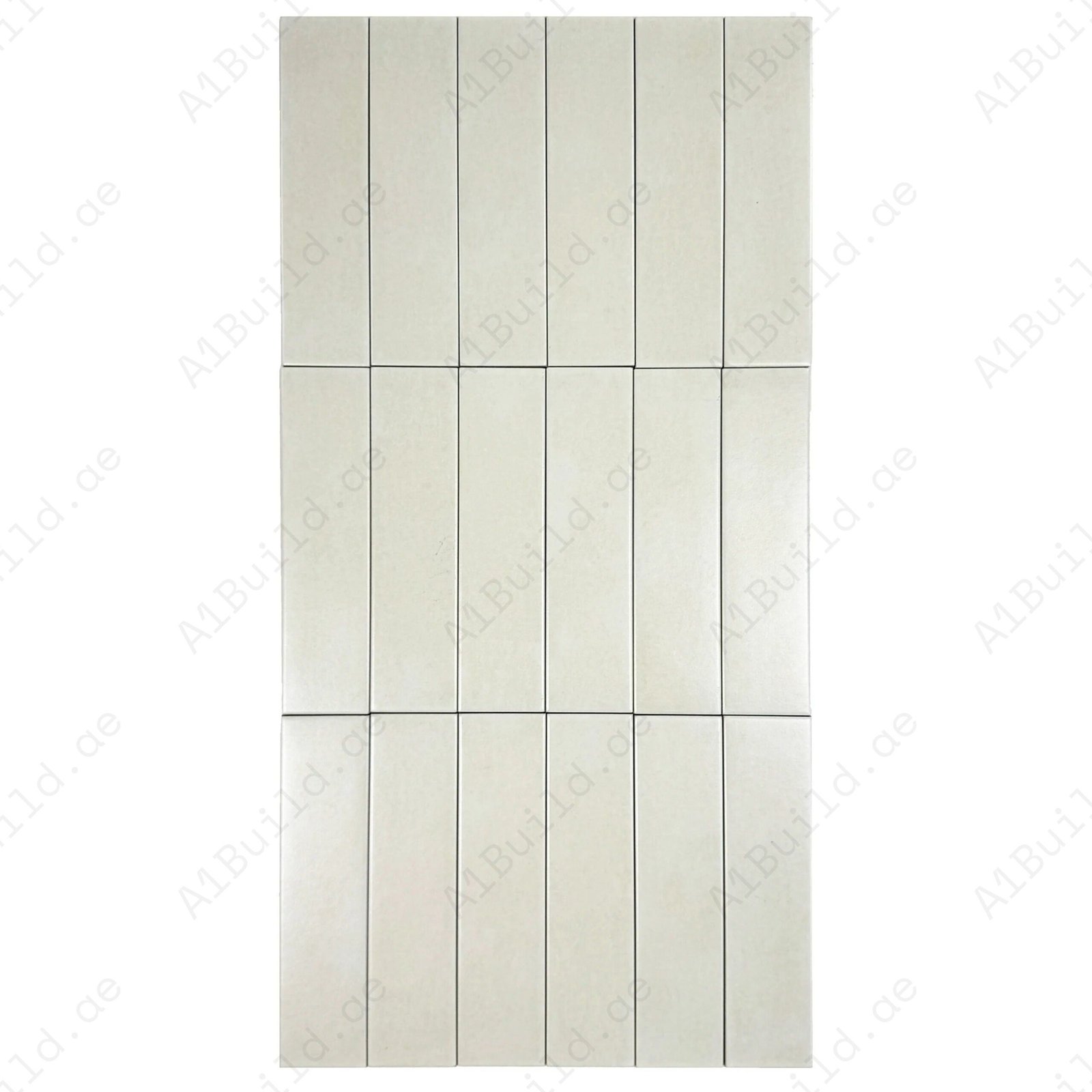 Light Beige Semimatte Porcelain Artisanal Tile