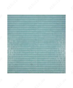 Serene Spectrum Sky Blue Hot Melt Glass Mosaic