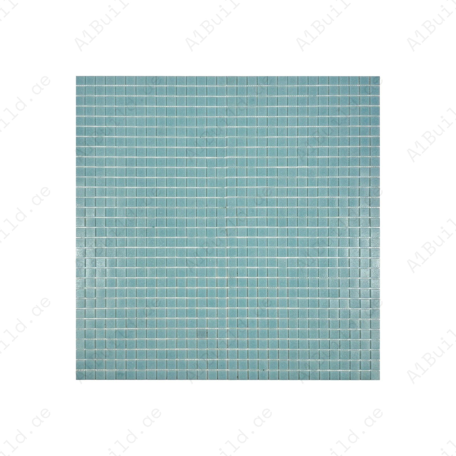 Serene Spectrum Sky Blue Hot Melt Glass Mosaic