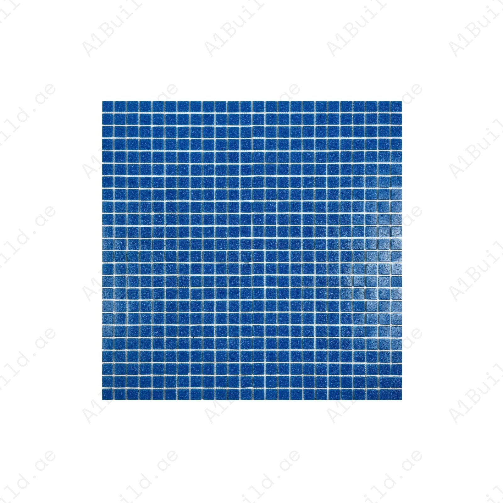Serene Spectrum French Blue Hot Melt Glass Mosaic