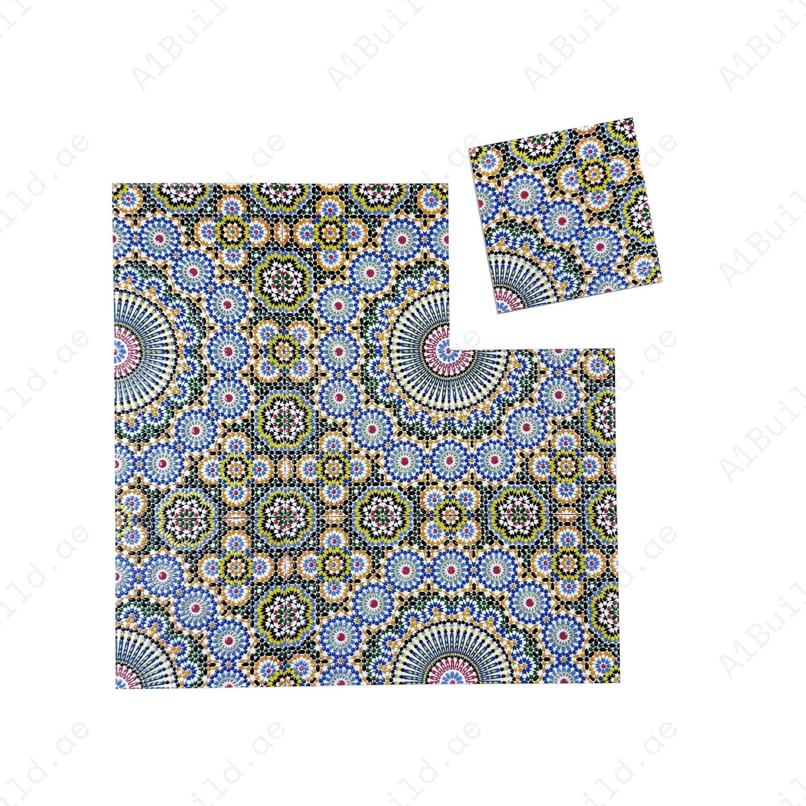 Royal Souk Moroccan Style Glossy Ceramic Tile Pattern 202 - Image 2