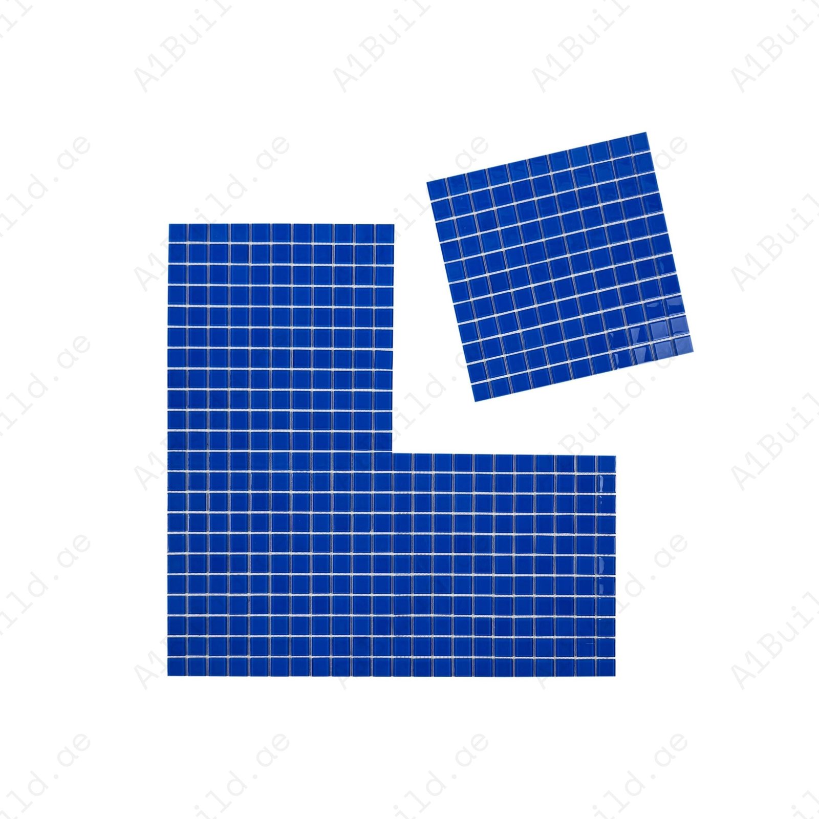 Royal Blue Crystal Glass Mosaic - Image 2