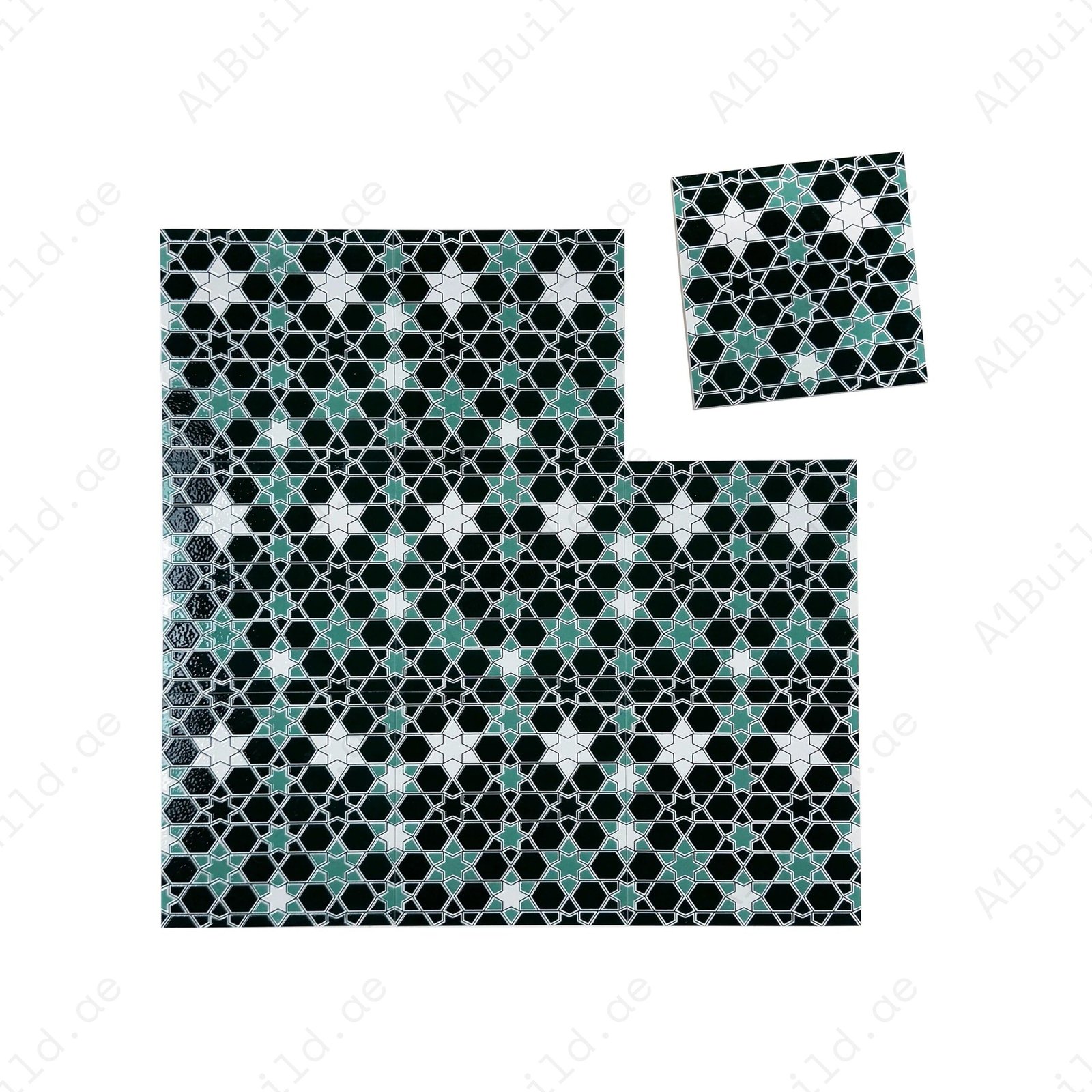Royal Souk Moroccan Style Glossy Ceramic Tile Pattern 206 - Image 2