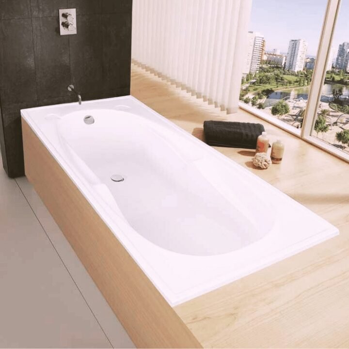 Everest acrylic bathtub – dimensions: 170 x 80 x 42cm