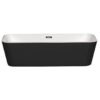 Freestanding albanyw bathtub e6511775b 180x75x59cm matte black