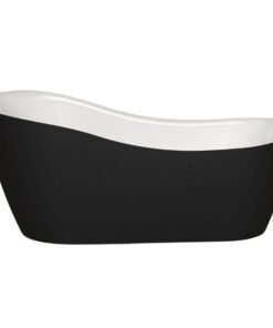 Freestanding albanyw matte black e6061776b 170x76x76cm