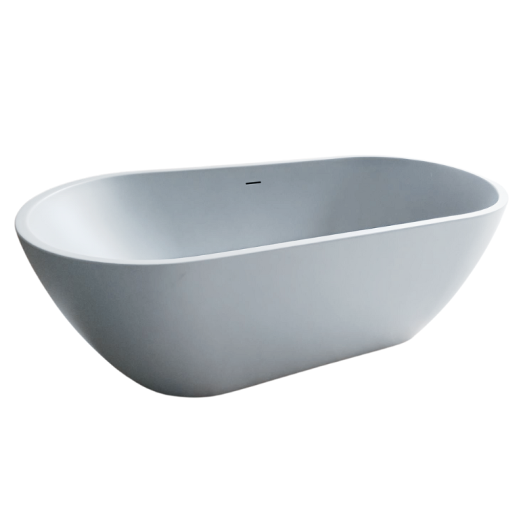 Freestanding Pure Acrylic Bathtub size170x80cm | Grey - Image 2