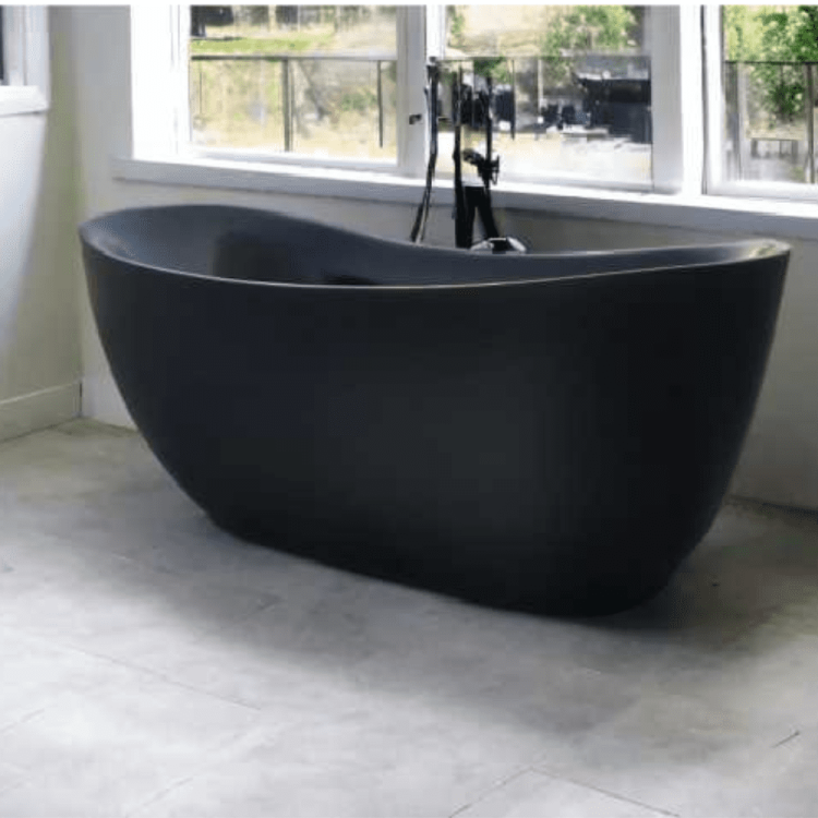 Freestanding Black bathtub dimension 170x80cm Dubai