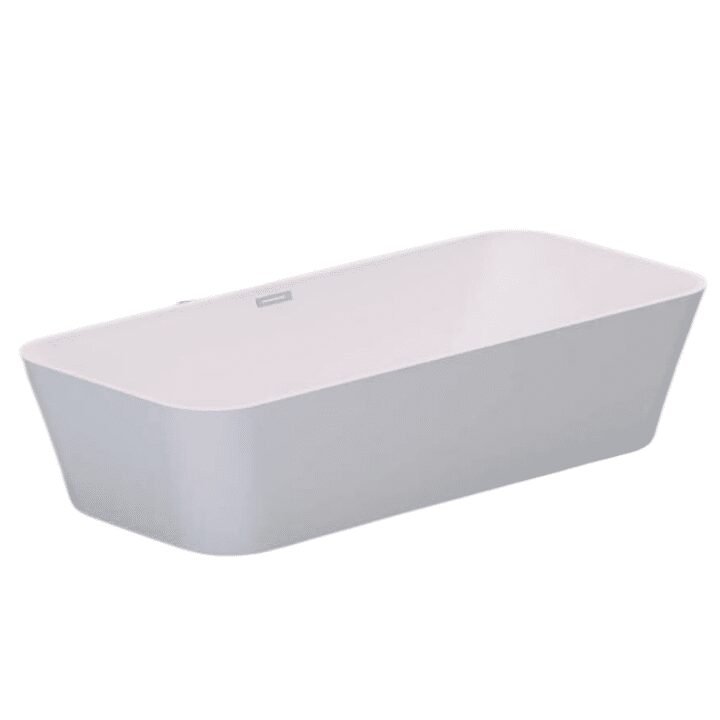 Freestanding viral square e5111875 180x75x59cm glossy white