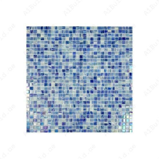 Glacial Artistry Series Daisy White & Blush Pink & Lilac Purple Hot Melt Glass Mosaic
