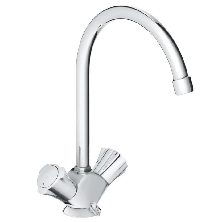 Grohe Costa L Single Hole Sink Mixer 1/2 Inch, Chrome, 3181200F