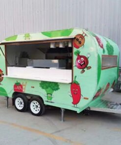Ice Cream Food Trailer Truck, Street Food Cart, Customized Mobile Pizza Food Truck Trailer