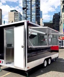 Fully Equipped Fiberglass 10ft 13ft 14ft 16ft Cart Food Truck for Sale Mobile Snack Food Trailers for Ice Cream