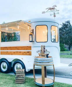 Horse Trailer Mobile Bar Ice Cream Cart Candy Coffee Vintage Trailer Horse Food Trailer