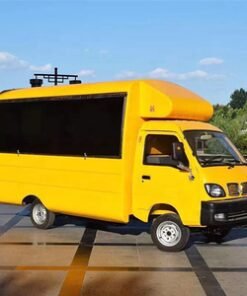 Snack Truck Multifunctional Food Truck Mobile Electric Four-wheel Breakfast Fast Food Track