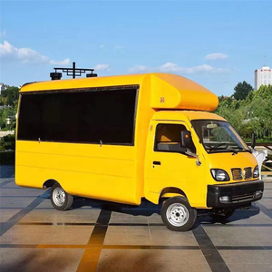 Snack Truck Multifunctional Food Truck Mobile Electric Four-wheel Breakfast Fast Food Track