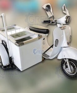Factory Direct Electric Stainless Steel Ice Cream Food Delivery Trailer with Wheels
