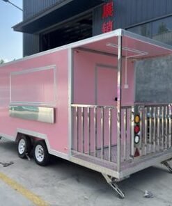 High Quality Food Remolque Truck Food Truck With Full Kitchen United States Car Trailers Fully Equipped Street Mobile Kitchen
