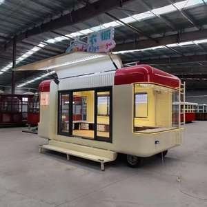 Customized Mobile Licensed Catering, Mobile Bar Barbecue Food Trailer Fully Equipped Ice Cream, Coffee and Fast Food Truck