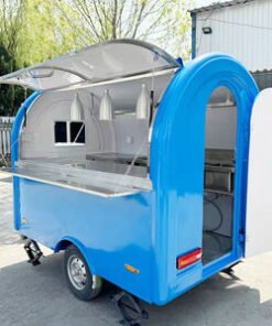 Ice Cream Food Trailer Hot Dog and Hamburger Fast Food Cart Mobile Food Truck