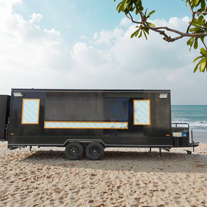 XINJINGYAO Catering Fully Equipped Taco Trailers Mobile Kitchen Pizza Coffee Cart Ice Cream Bbq Truck Cheap Mobile Food Truck