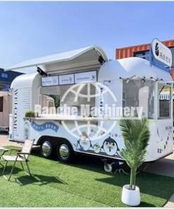 Concession Catering Mobile Bar BBQ Food Trailer Fully Equipped Ice Cream Coffee Fast Food Truck for Sale