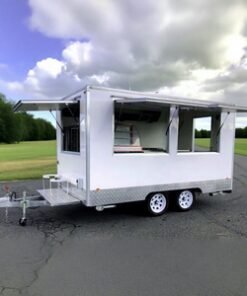 Food Truck Mobile Food Catering Trailer Fully Equipped Outdoor Mobile Beer Ice Cream Coffee Carts Food Trailers Fully Equipped