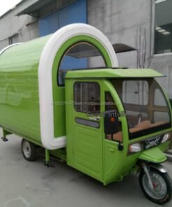 Electric Drivable Towable Food Trailer Coffee Bar Mobile Ice Cream Pass Inspection 3 Wheel Carbon Steel Food Truck Coffee Beer