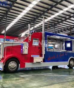 Mobile Food Truck Trailer Ice-cream Food Truck Trailer  Kitchen Fast Hot Dog Food Truck with DOT Certification