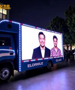 P4 Camiones Publicidad Movil Advertising Digital Signage Van Mobile Screen Vehicle Outdoor Display Pantalla Led Para Stage Truck