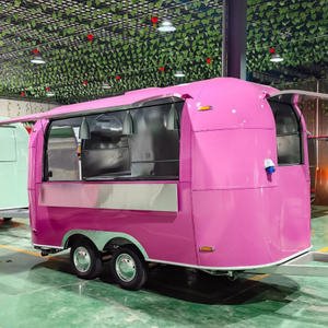 Hot Sale Mobile Food Trailers Commercial Kitchen Fully Equipped Food Truck Ice Cream Coffee Cart Catering Trailer