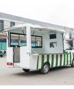 Electric Four-wheel Dining Car Mobile Sales Mobile Stall Barbecue Fried String Cold Drink Milk Tea Snack Car