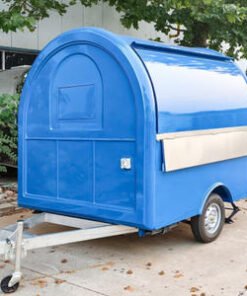 Commercial Street Mobile Coffee Trailer Ice Cream Catering Trailer Vintage Food Truck Catering Van Food Trailer Fully Equipped