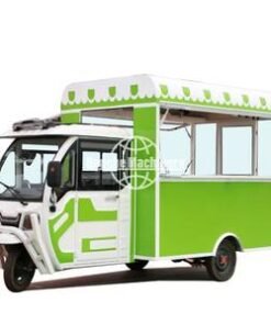 Street Mobile Food Truck Camper Trailer 3 Wheel Fast Food Snack Ice Cream Coffee Hotdog Cart Stainless Steel CE ISO Certified