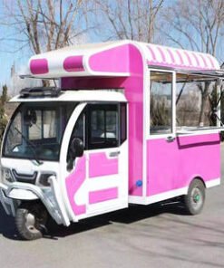 2025 Hot Selling  Factory Outlet  Multipurpose Mobile Electric  Fast Food Snack Beverage Drinks Tricycle  Pedicab Three-wheeler