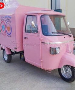 Customized Fast Food Truck with Full Kitchen Electric Ice Cream Cart Piaggio Ape Food Truck for Sale Coffee Truck Tricycle