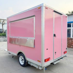 Custom Outdoor Mobile Kitchen Full Equipped Coffee Ice Cream Pizza Fast Food Truck Korean Corndogs Trailer for Sale USA
