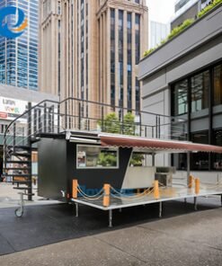 High-quality Mobile Ice Cream Food Trailer Dessert double decker Food Truck at Low Price