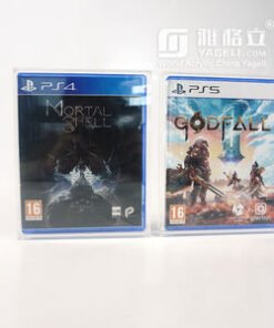 Standard Ultra Clear High UV Protection Acrylic PlayStation 5 Display Video Game Case Sliding Lid Customized Color Size for