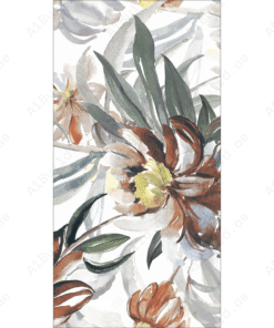 Hibiscus 60x120cm Glitter Matte Porcelain Tiles - Stylish Infinity Finish