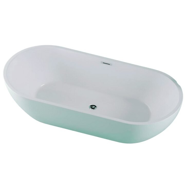 Freestanding albanyw glossy white e6091775 170x80x58cm - Image 2