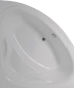 Alternative view of Sani acrylic corner bathtub size 150×150 cm