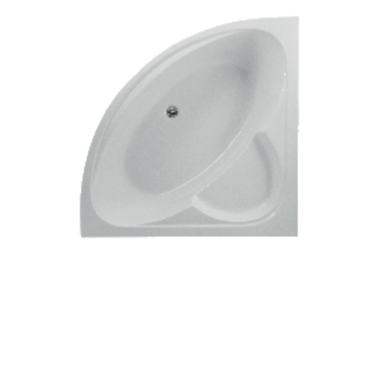 Creek acrylic corner bathtub size 140×140 cm - Image 2