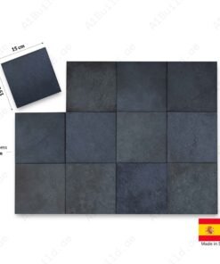 Alternative view of Indigo Matt 15x15cm Spanish Porcelain Tiles – Indoor & Outdoor