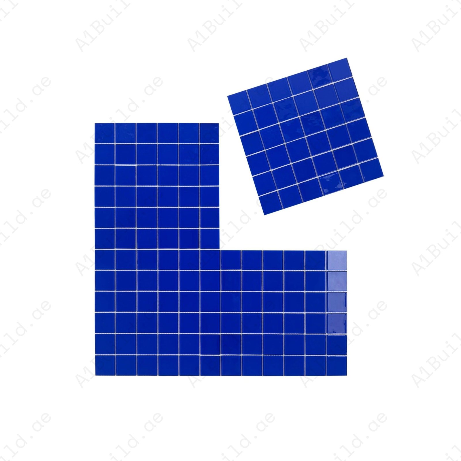 Klein Blue Crystal Glass Mosaic - Image 2