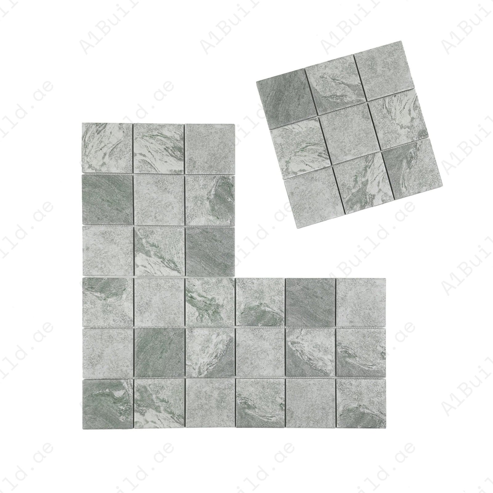 Majestic Naturale Light Beige Stone Pattern Flat Surface Porcelain Mosaic - Image 2