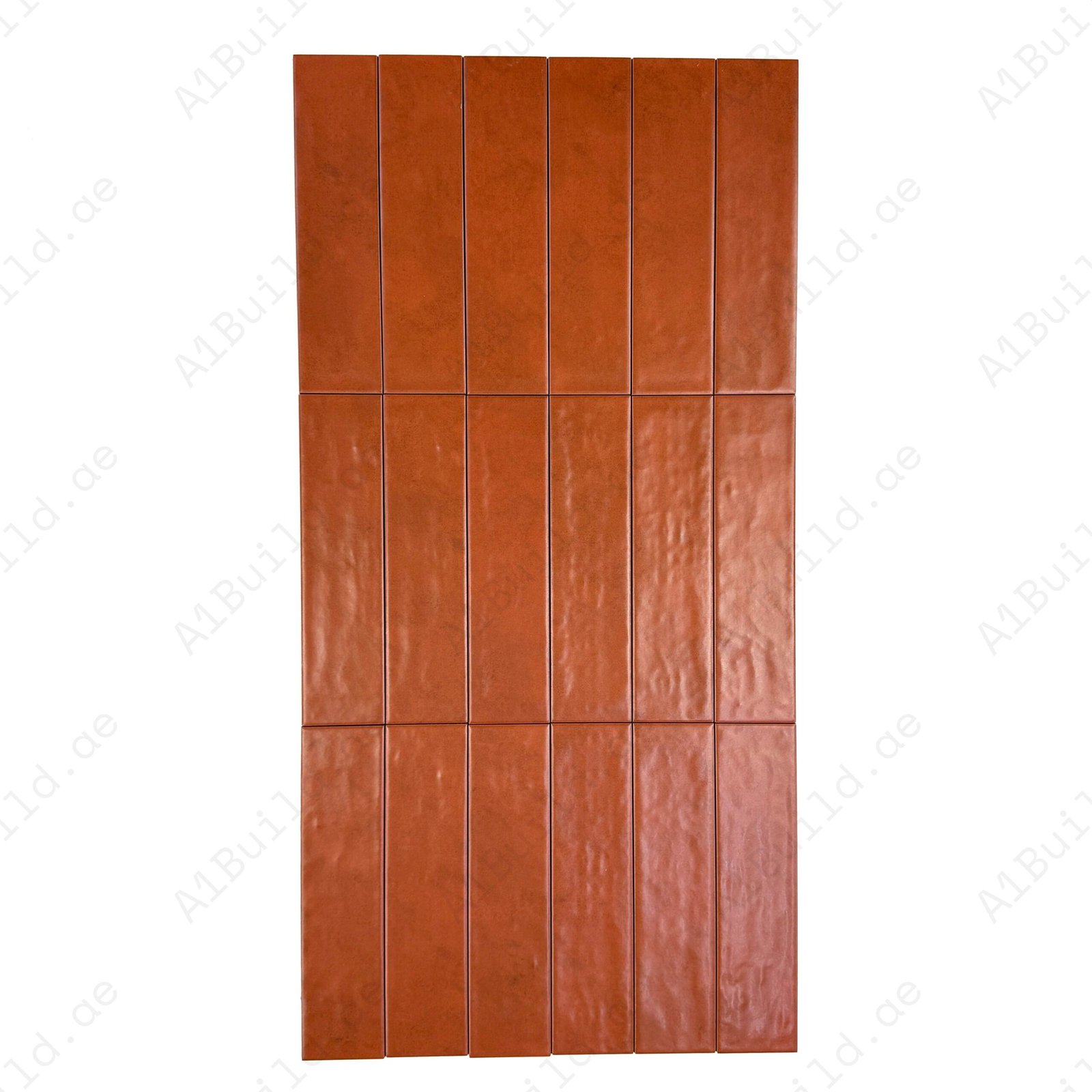 Light Coral Semimatte Porcelain Artisanal Tile