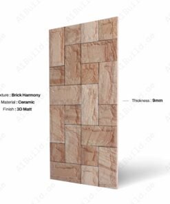 Alternative view of Limestone Earth – Natural Finish Ceramic Indoor Outdoor Wall Tile