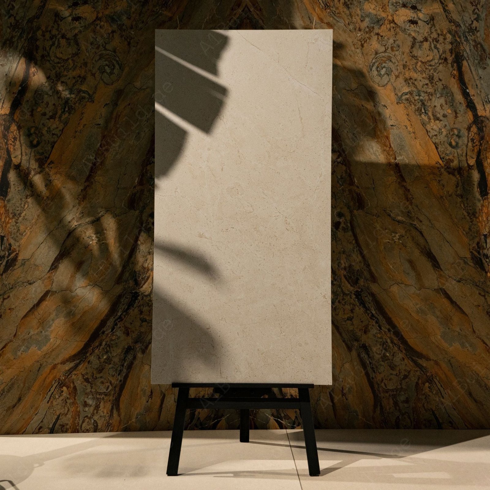 Limestone Pearl Elegant Natural Stone Porcelain Tile 60x120cm | 09mm - Image 2