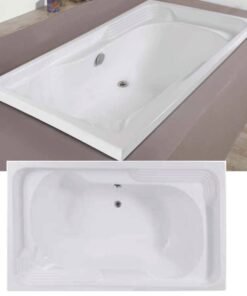 Lord acrylic bathtub with seat – dimensions: 200x120cm